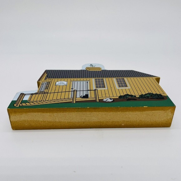 Rare The Cat's Meow Collectibles The Village Blacksmith Shop Signed 2000 - Picture 6 of 6